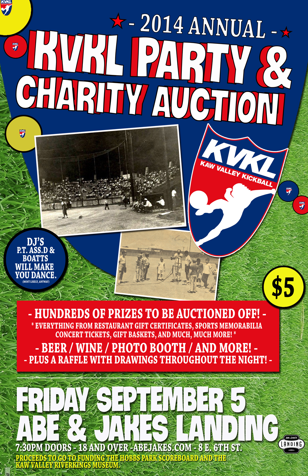 2014 Annual KVKL Party and Charity Auction poster
